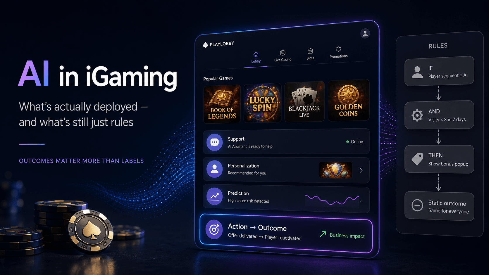 AI in iGaming: What's Actually Deployed, and What's Still Just Rules
