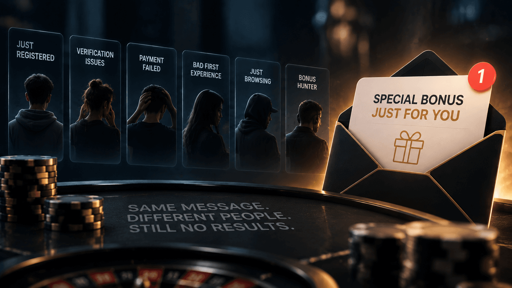 Casino Player Reactivation: Why Sending a Bonus Doesn't Work