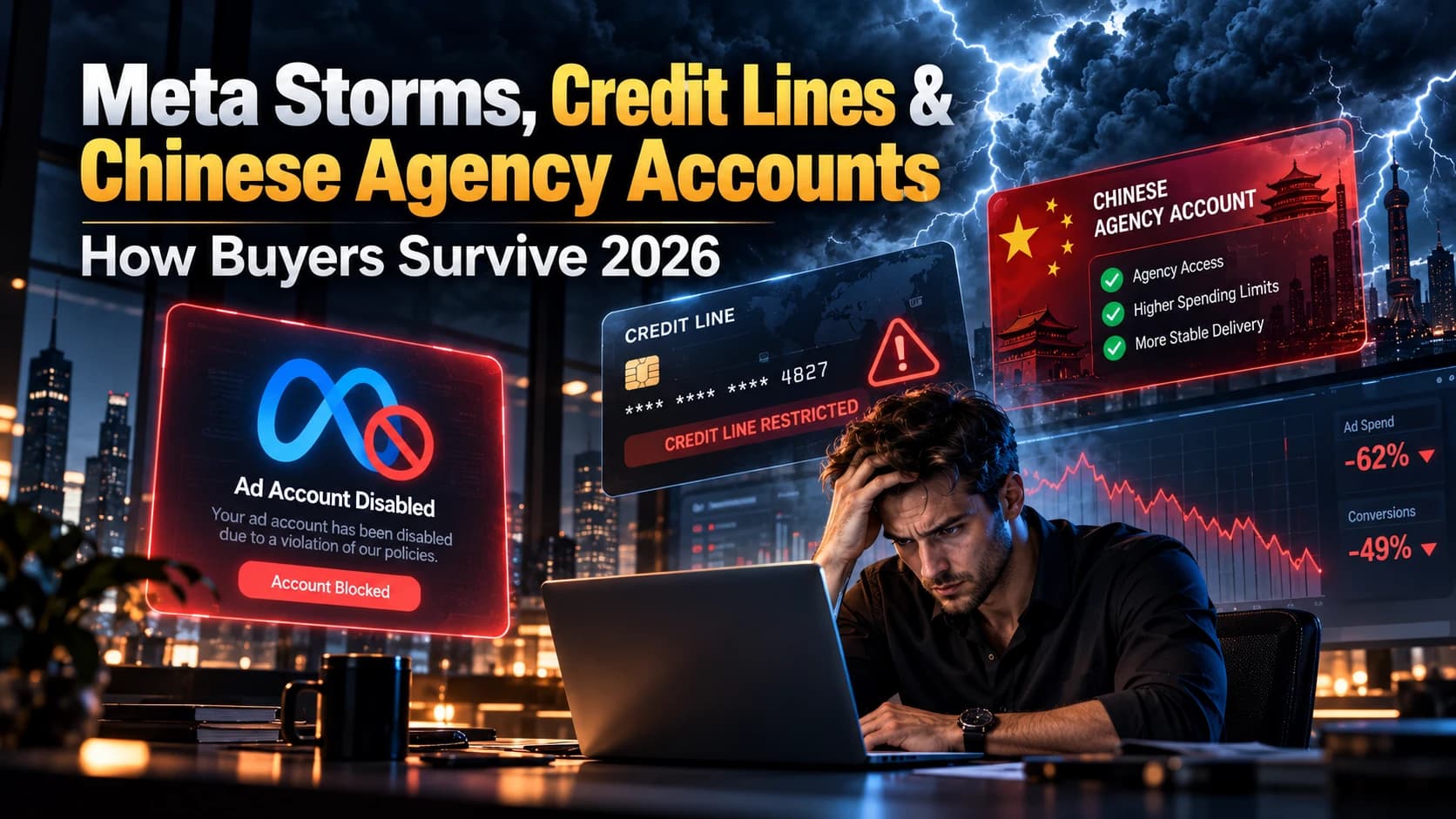Meta Storms, Credit Lines, and Chinese Agency Accounts: How Buyers Can Survive 2026 Without a Heart Attack