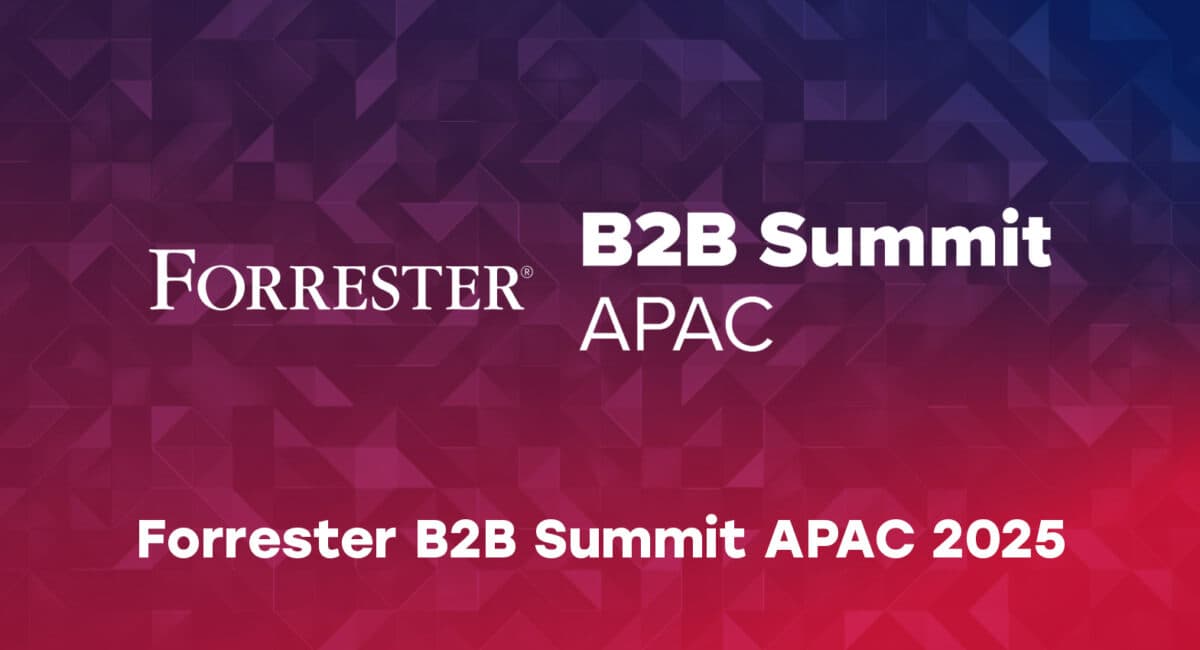 Forrester B2B Summit APAC 2026
